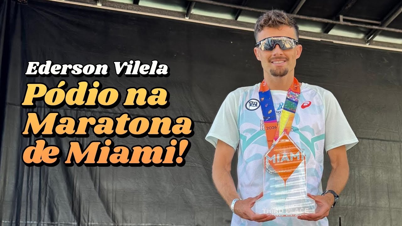 EDERSON VILELA: terceiro colocado na MARATONA DE MIAMI