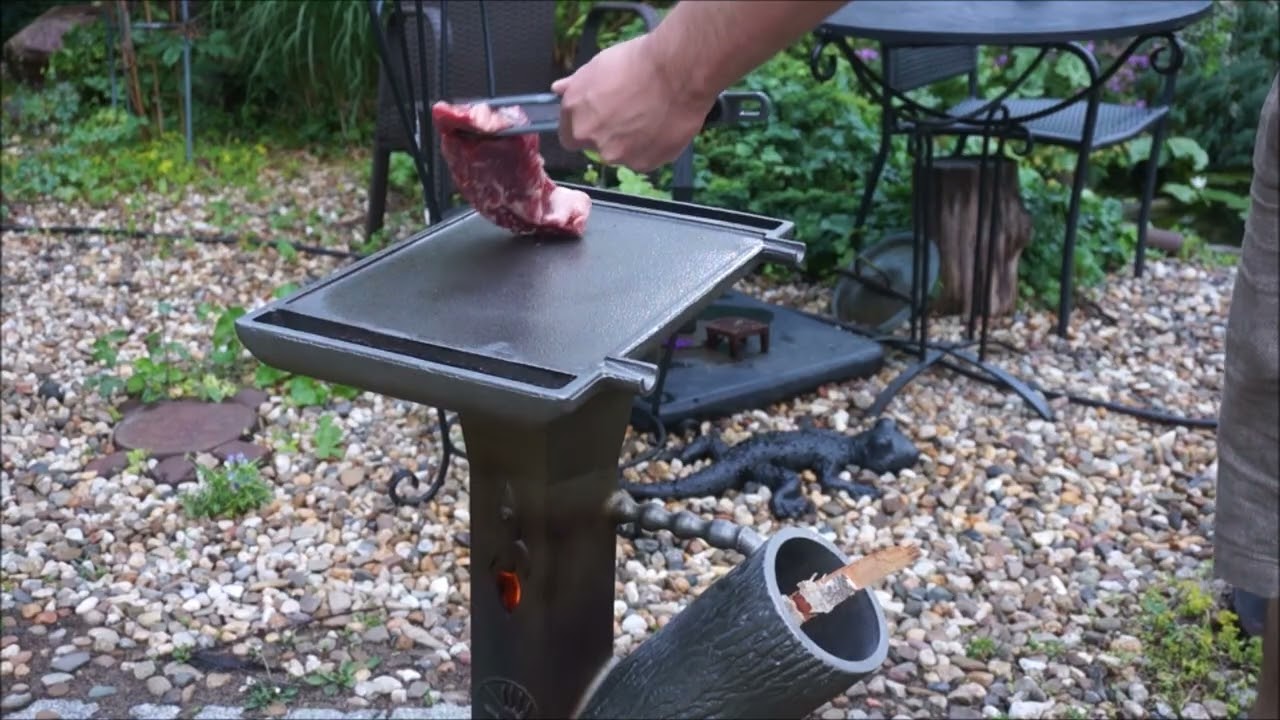 ROCKET STOVE / CAST IRON / PREMIUM  HOME & GARDEN BBQ