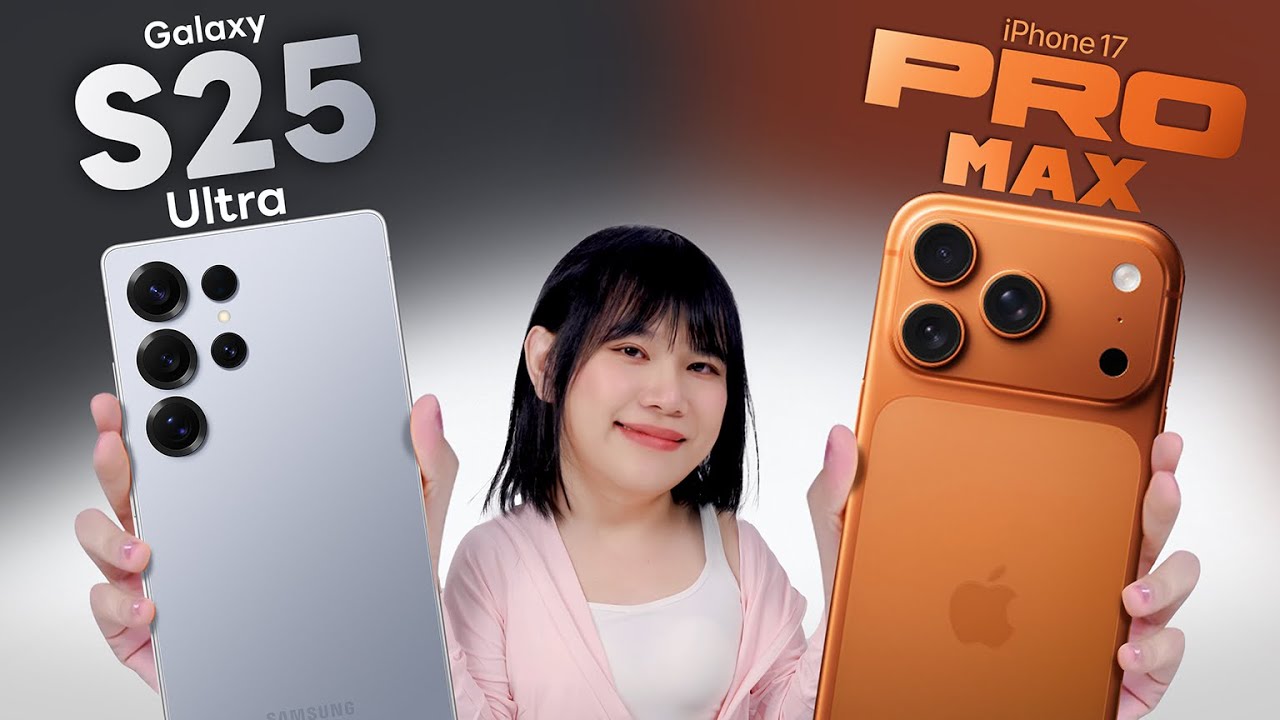 รีวิว iPhone 17 Pro Max VS Galaxy S25 Ultra จัดไปเรือธงจะไฝว้กัน 