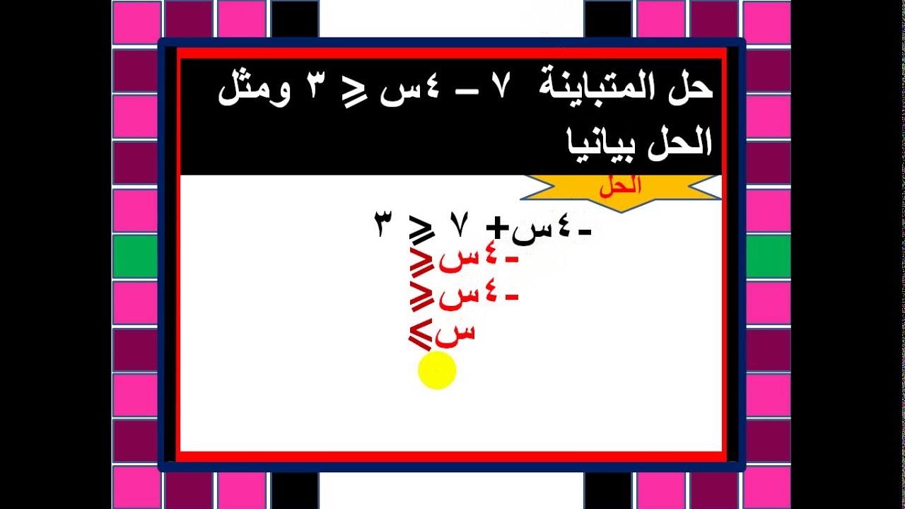 البرمجة الخطية مع مستر نبيل حل المتباينات تعليم فني  رابط باقي الفيديوهات بالوصف