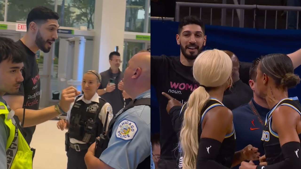 Энес Кантер спорит с охраной после удаления с матча WNBA: &laquo;Я поддерживаю женщин&raquo;