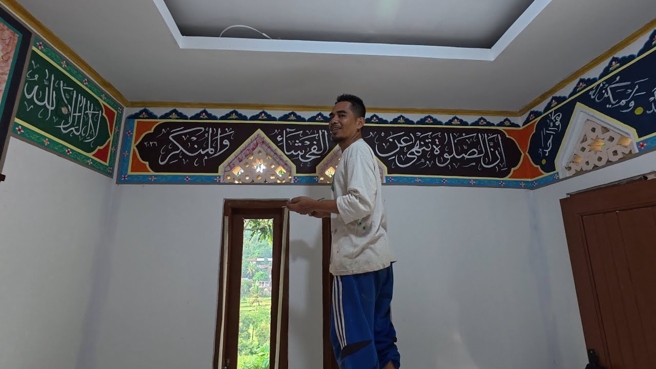 Luar Biasa Semakin Cantik Musholla Baitul Ikhsan Woow Abah Entang Dapat Bonus Lagi Dari Donatur