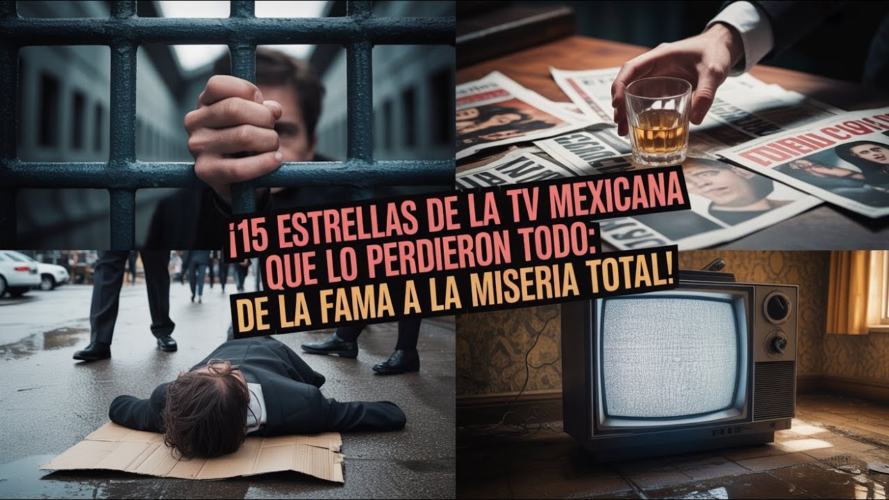 &iexcl;15 estrellas de la TV mexicana que lo perdieron todo: de la fama a la miseria total!