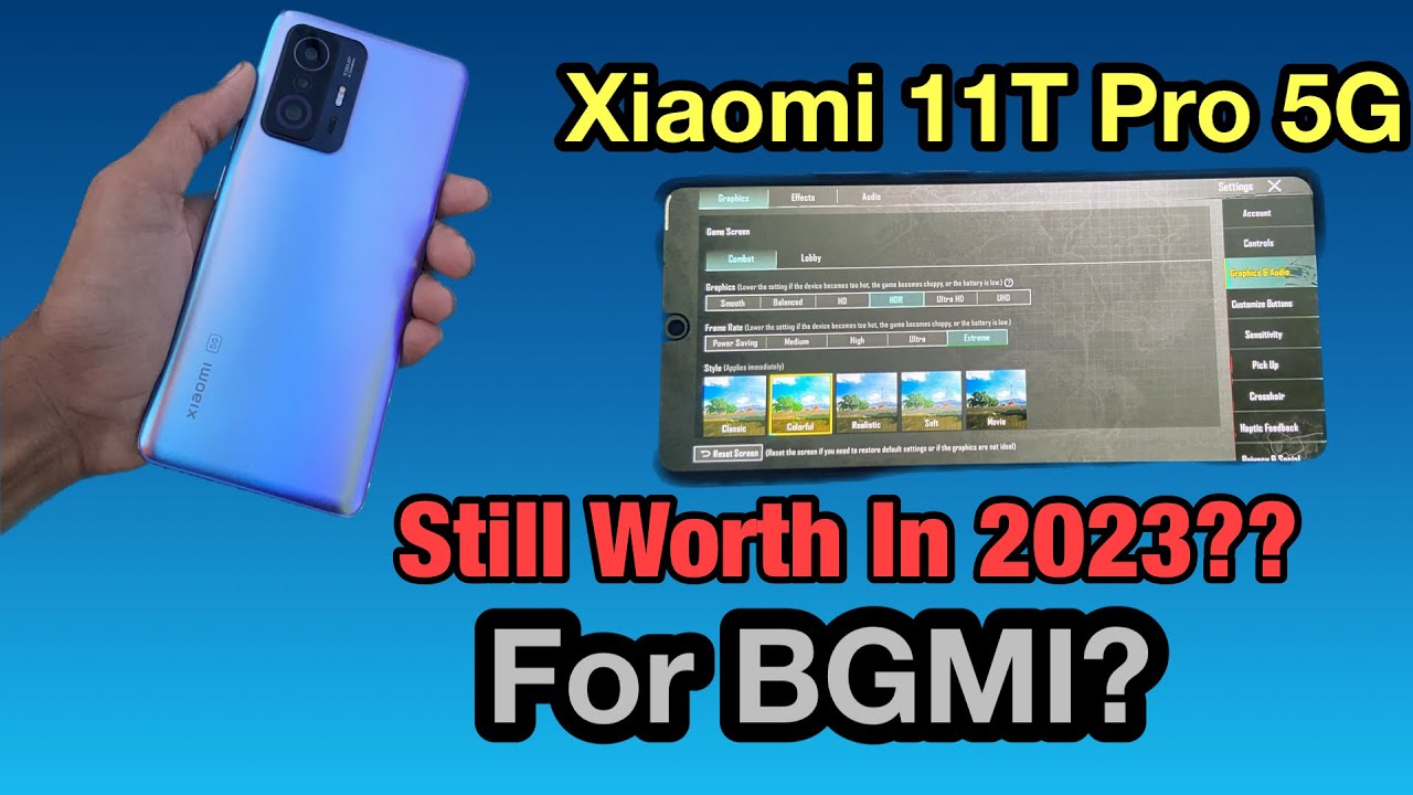 Xiaomi 11T Pro 5G Bgmi Test In 2023⚡️|| Lag or Not??