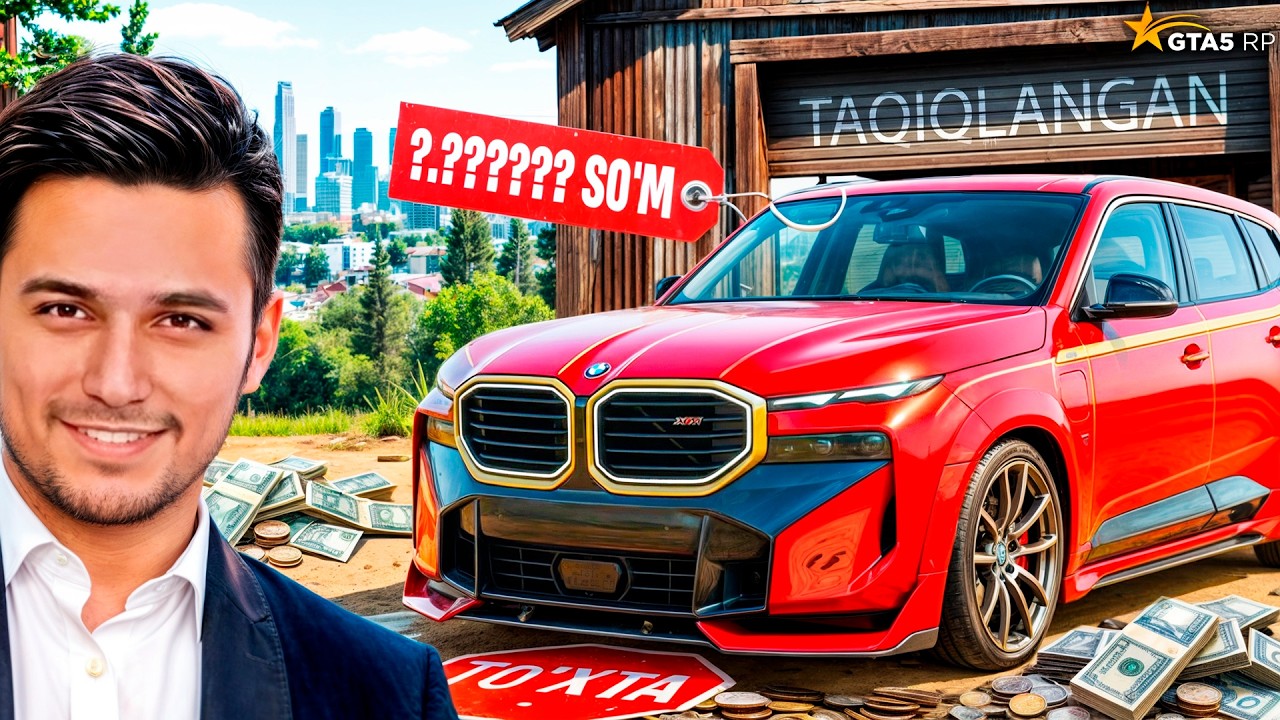 BU MASHINA UCHUN 3 OY ISHLADIM! YANGI BMW XM BUNAQASI HALI BO'LMAGAN EDI (GTA 5RP)