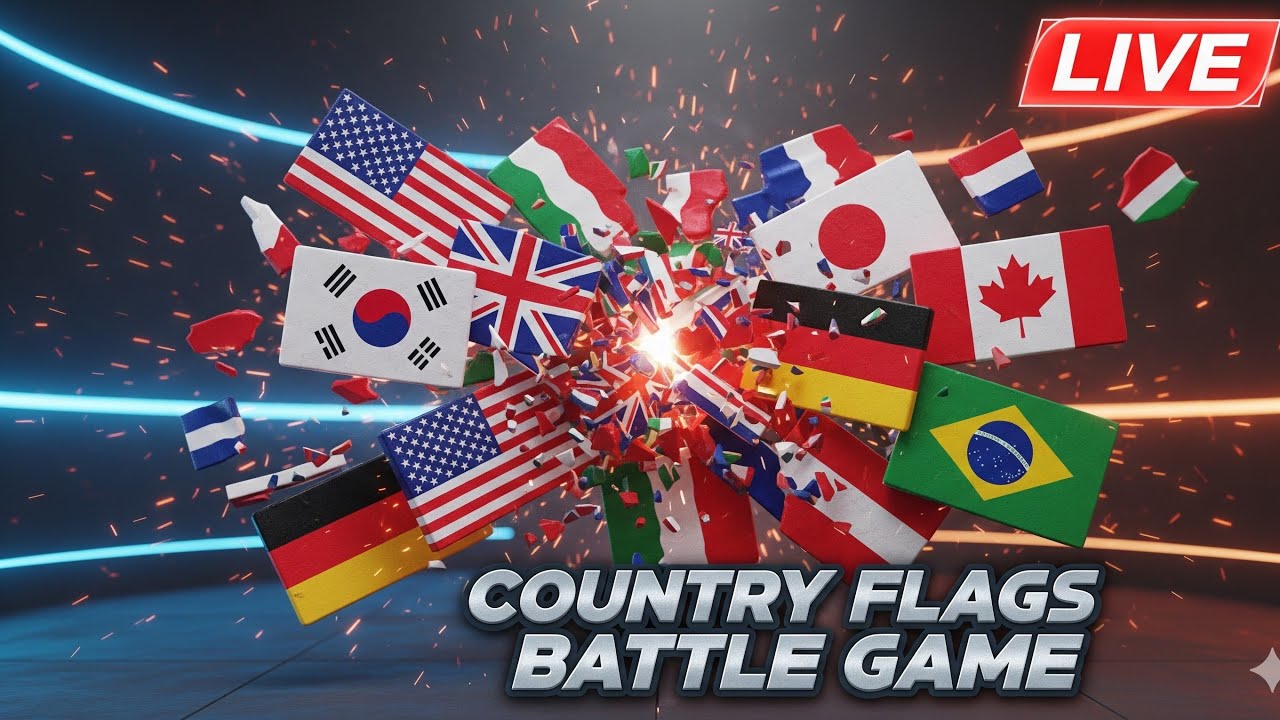 Mst AIFun is live!🔴 LIVE Flag Battle Game | Guess The Country by Flag | World Challenge