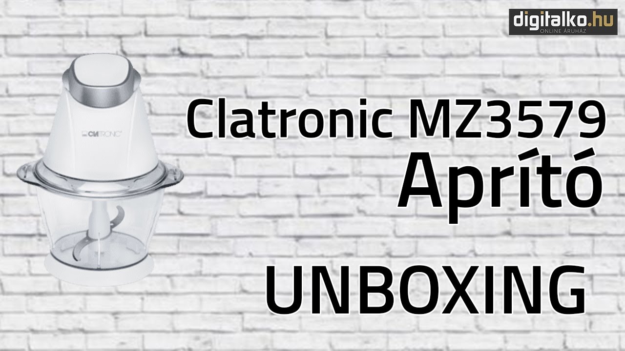 Clatronic MZ3579 aprító UNBOXING - digitalko.hu