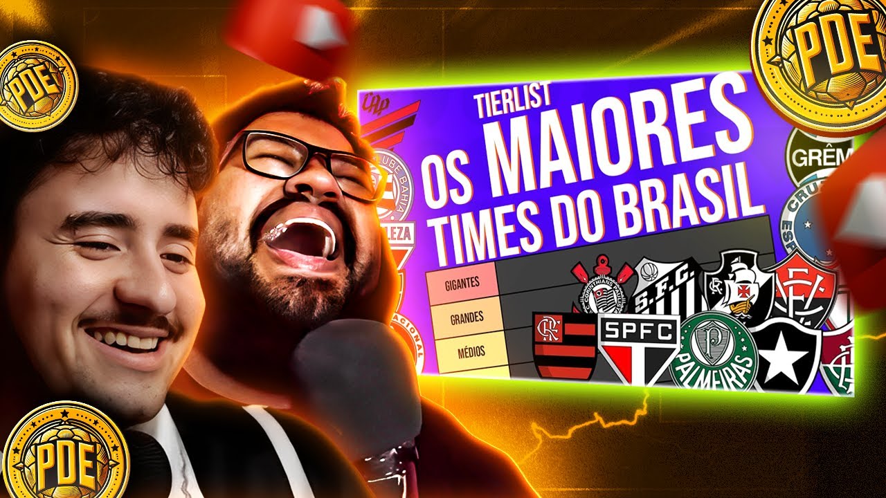 OS MAIORES TIMES DO BRASIL STORABLE FUTEBOL | REACT PDE