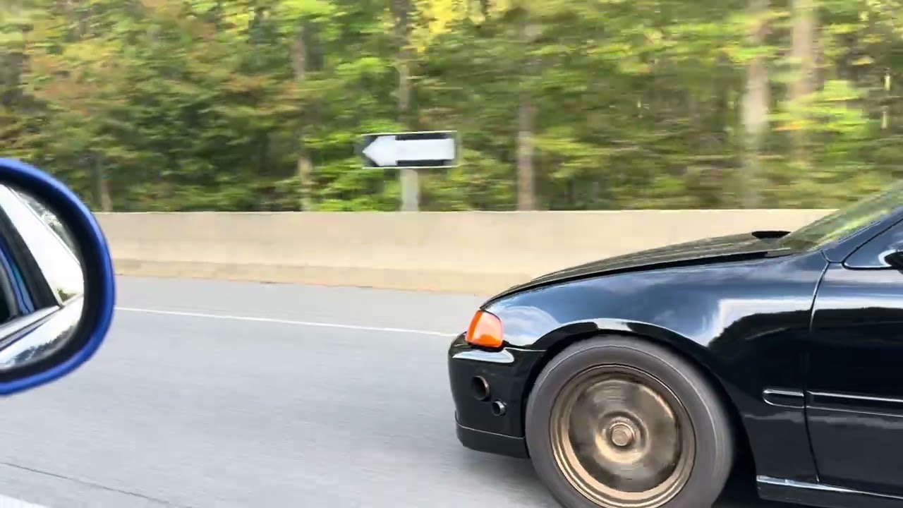92 Civic SI GSR Swap 500 HP Turbo 40 Roll