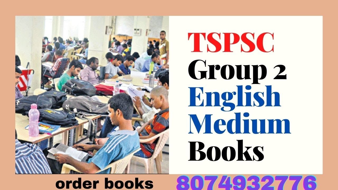 TSPSC Group2 English medium Books 2021 - order books 8074932776 (whatsapp)