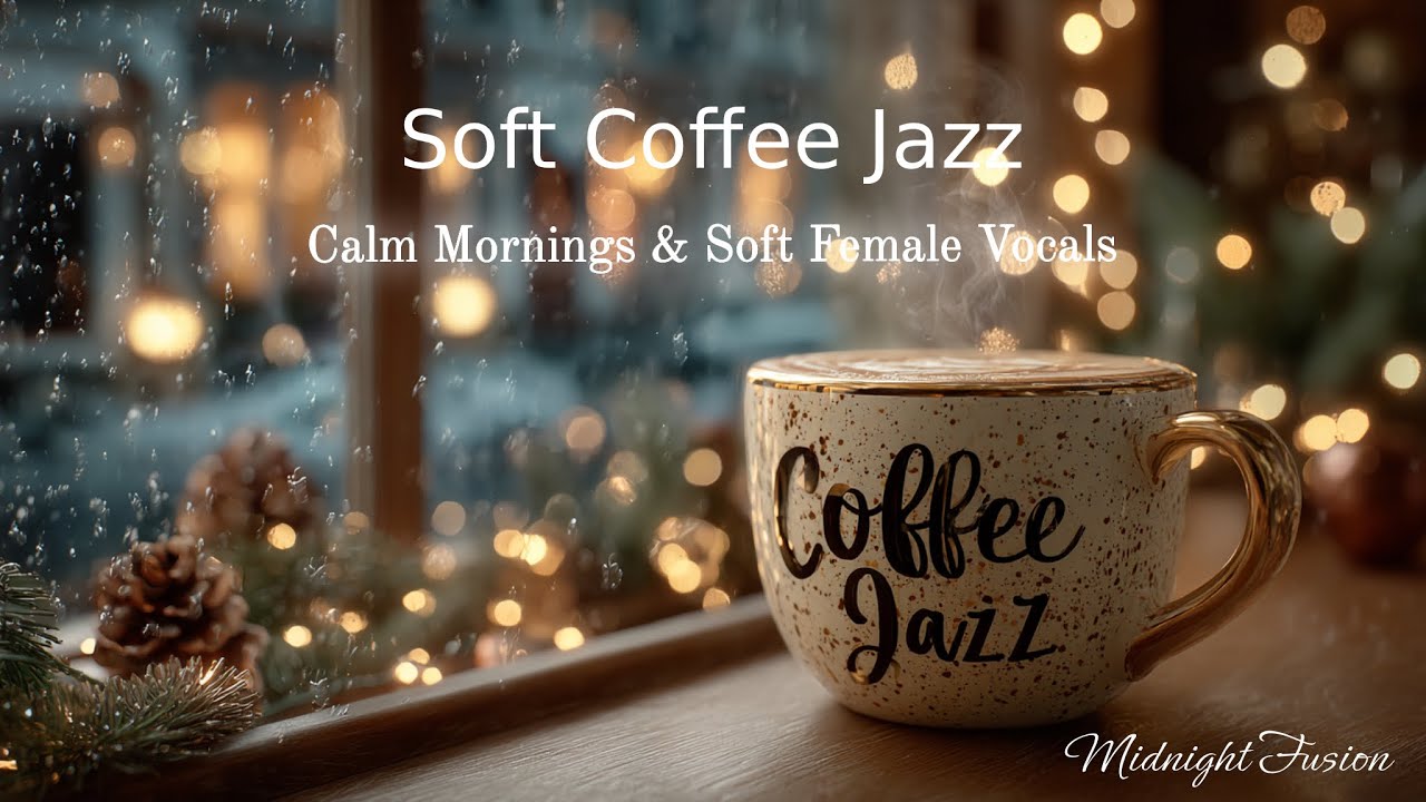 Soft Coffee Jazz | Calm Mornings & Soft Female Vocals