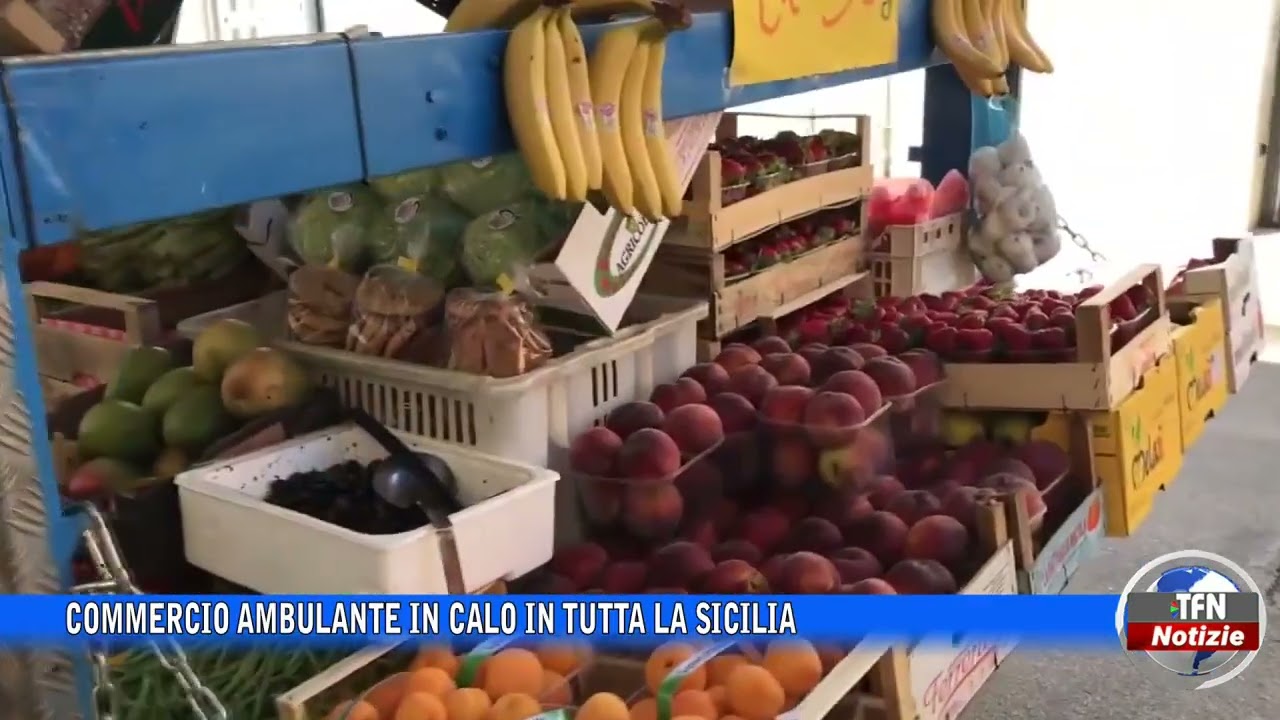 Commercio ambulante in calo in tutta la Sicilia