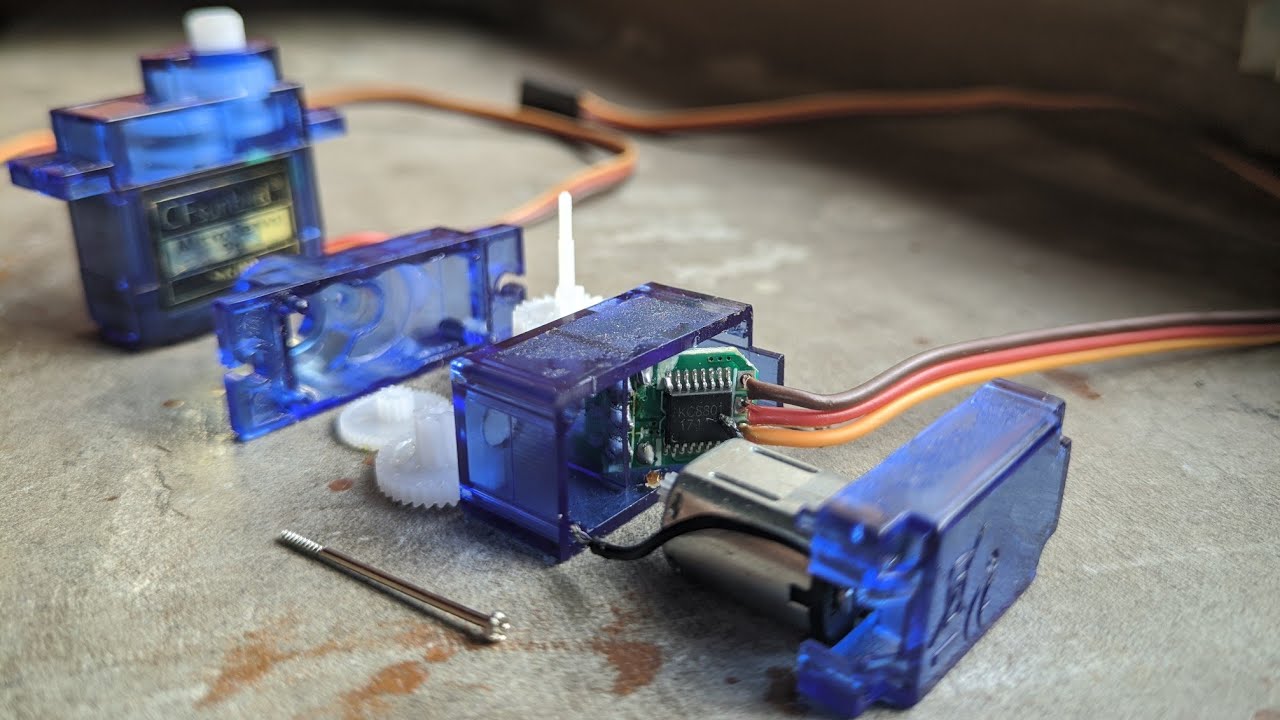 servo  motor teardown