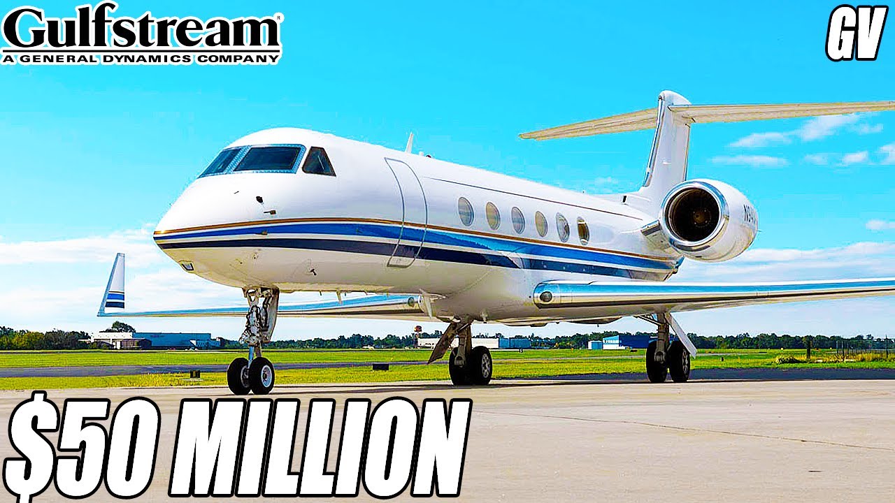 Внутри Gulfstream GV стоимостью 50 миллионов долларов