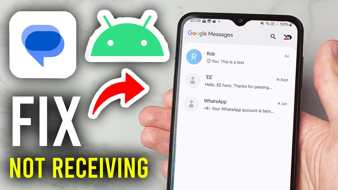 How To Fix Android Not Receiving Text Messages - Step by Step