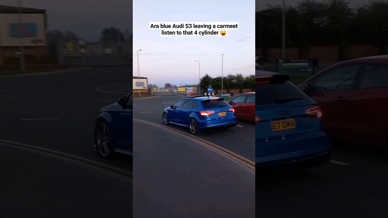 Listen to the 4 cylinder sound of this Audi S3 8V #audi #s3