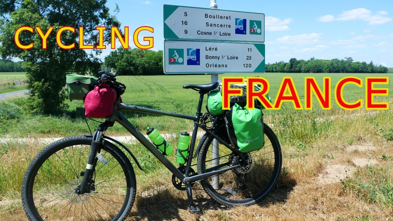 Eurovelo 6 Cycling France. Loire Valley. Full Trail ASMR Cycling Europe Part 2 #bikepacking