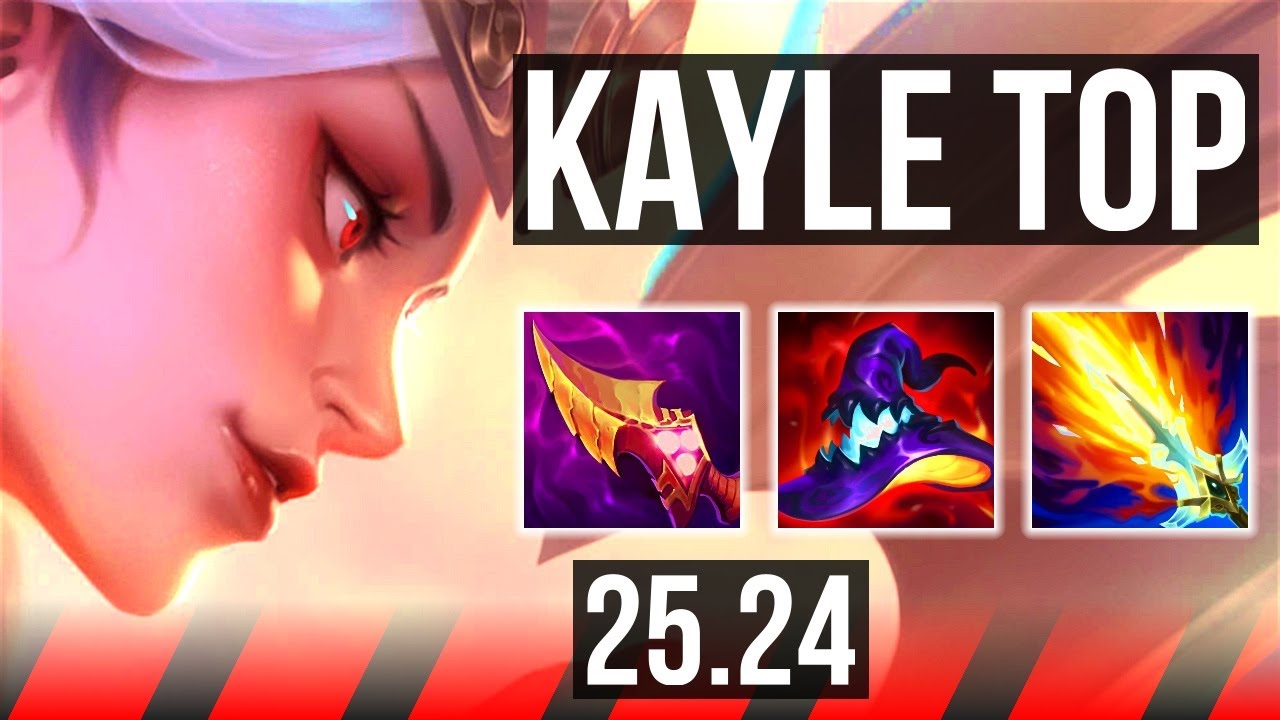KAYLE vs ZAAHEN (TOP) | Good KDA: 13/1/9, 42K damage | EUW Master | 25.24