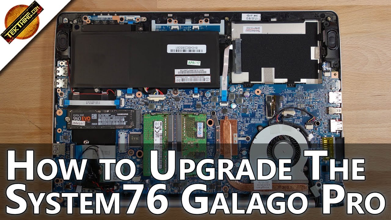 How to Upgrade the System76 Galago Pro Linux Laptop - TekThing Short