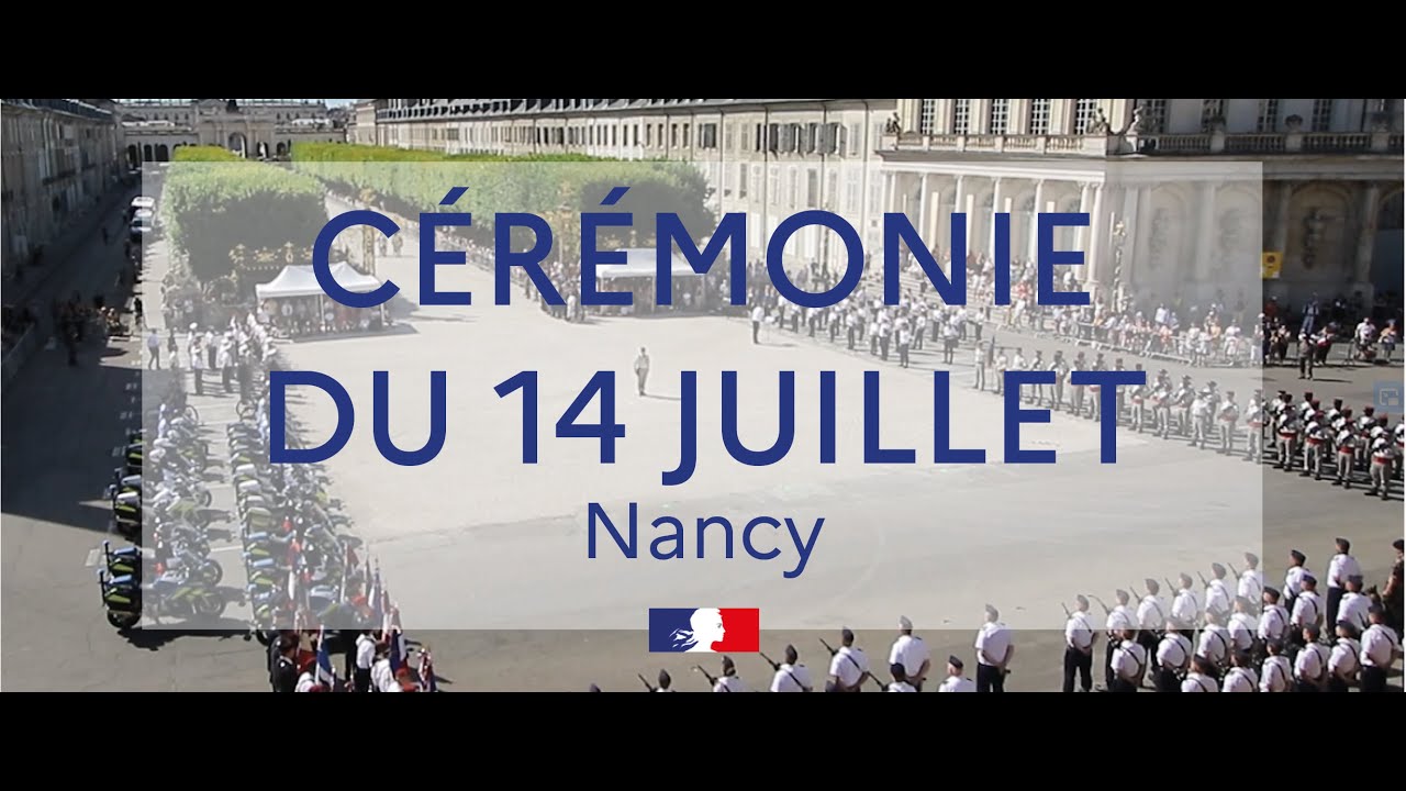Cérémonie et défilé du 14 juillet 2022 à Nancy