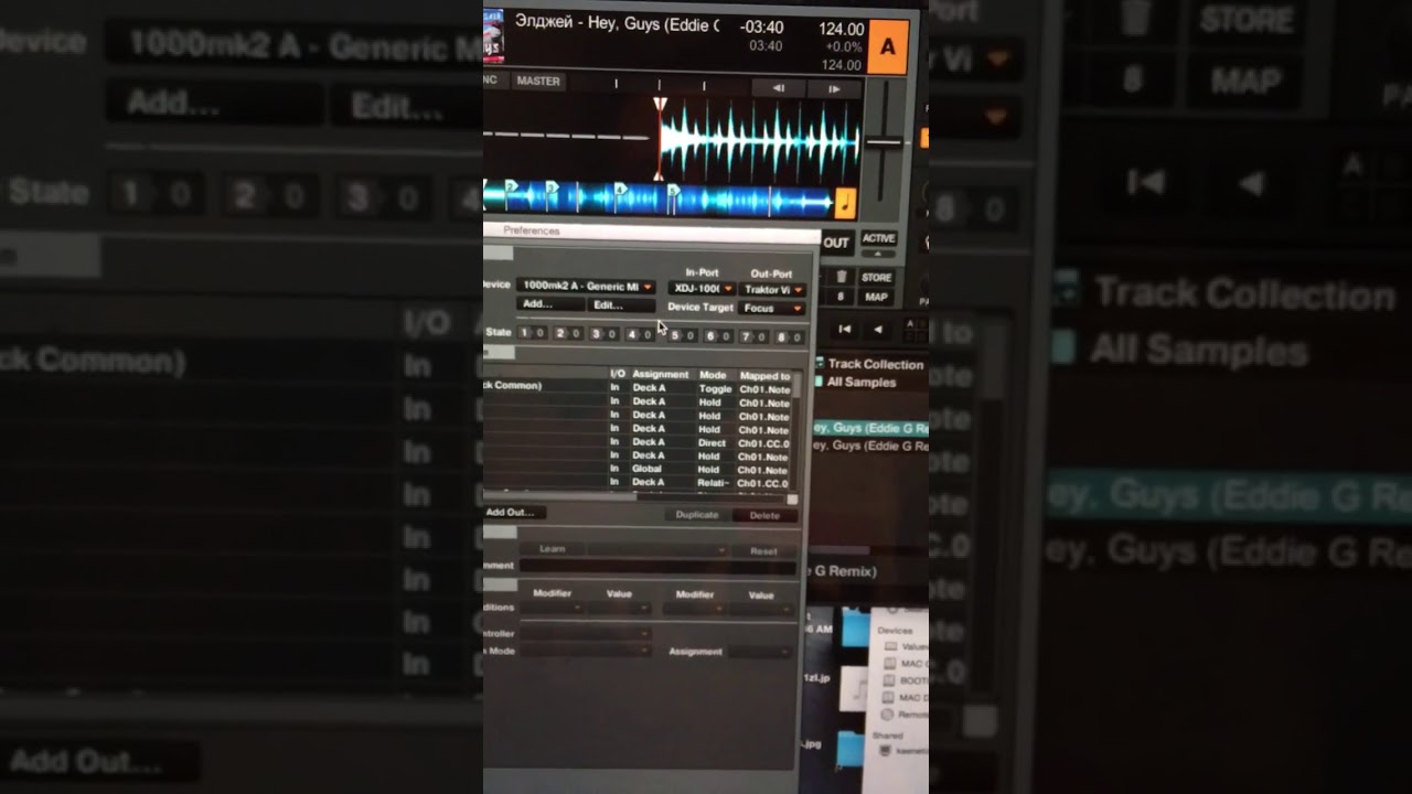 Traktor 2.11 and Pioneer xdj-1000 mk2 midi mapping tsi WORK how to