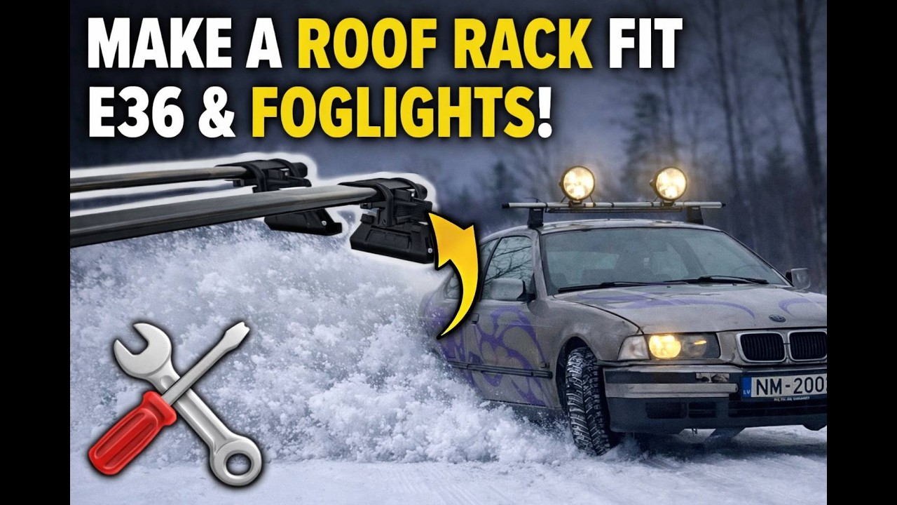 DIY Thule Bmw E36 roof rack