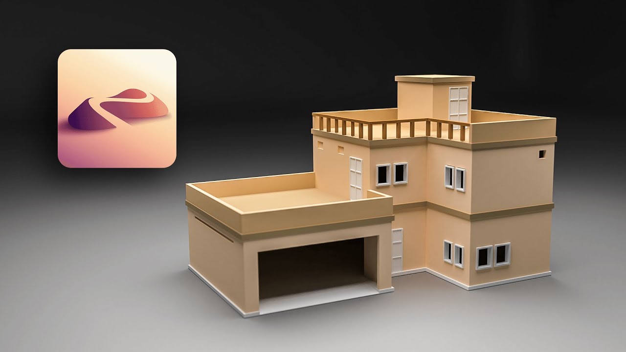 🏠 3D PUBG Squad House Model | Nomad Sculpt Timelapse