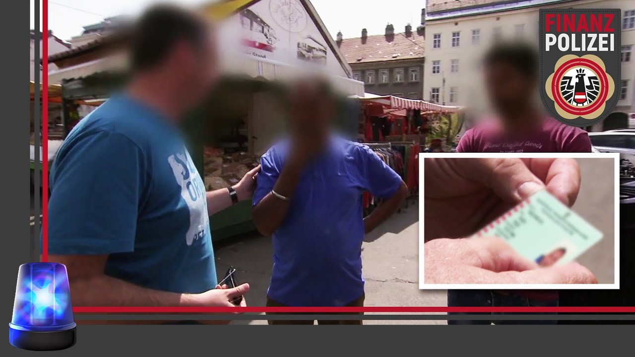 Markt-Kontrolle IN ZIVIL: Verkäufer mit falschem Ausweis FLÜCHTET! | Die Finanzpolizei | ATV