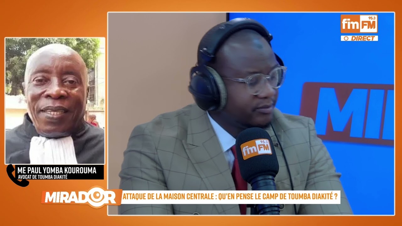 Attaque de la maison centrale : qu’en pense le camp de Toumba Diakité ? ME PAUL YOMBA KOUROUMA