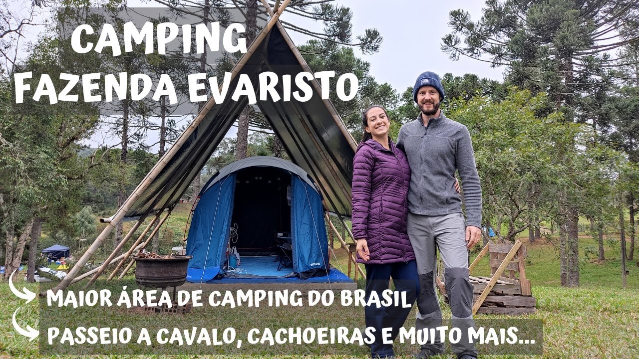 CAMPING na FAZENDA EVARISTO em RIO NEGRINHO - SC | EMBARQUE NESSA AVENTURA | EP.036