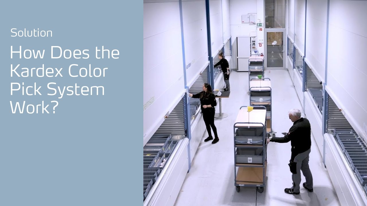Kardex Color Pick System for easy order fulfilment