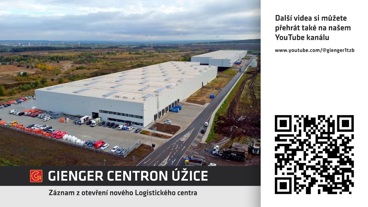 Otevřeli jsme nové Logistické centrum GIENGER CENTRON Úžice (2025)