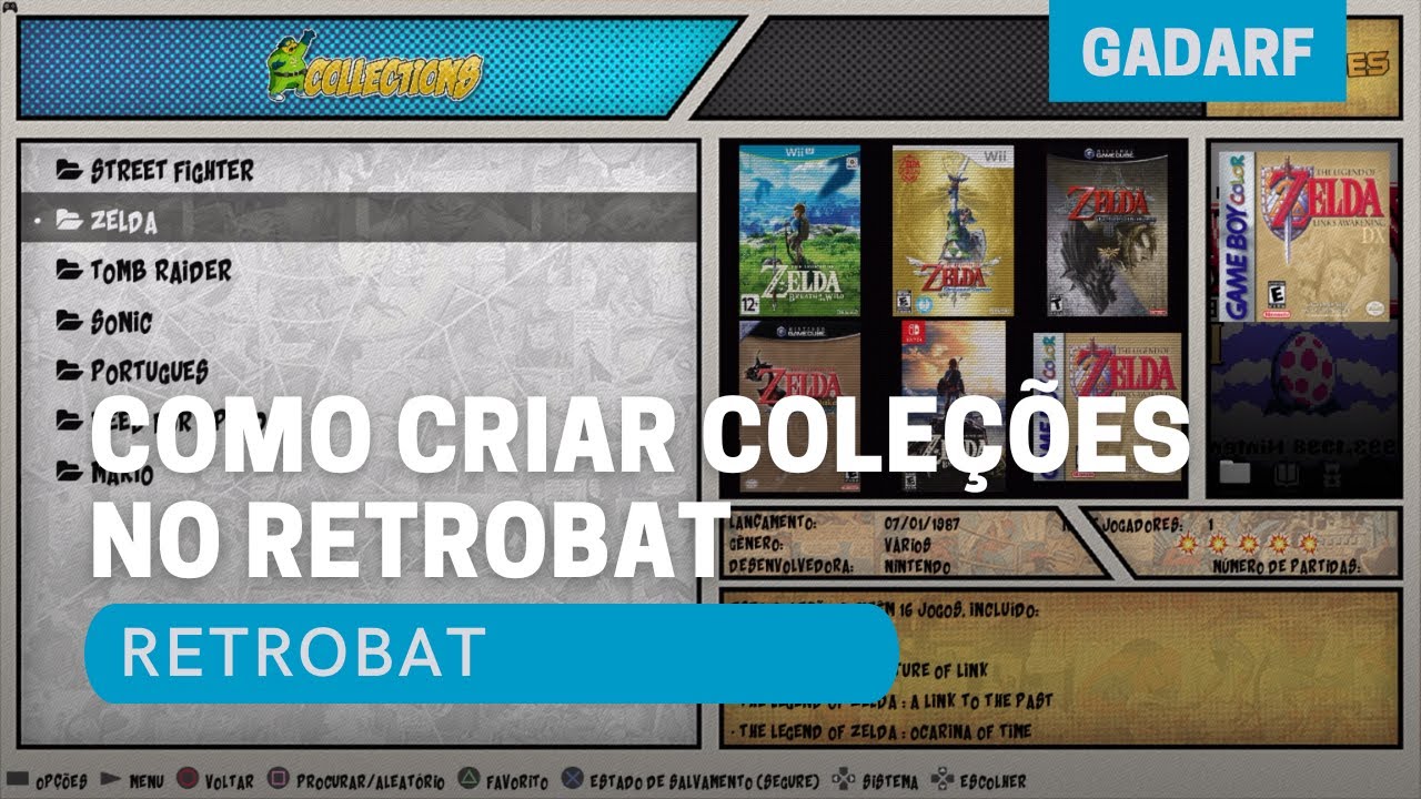 Como Criar Coleções No Retrobat