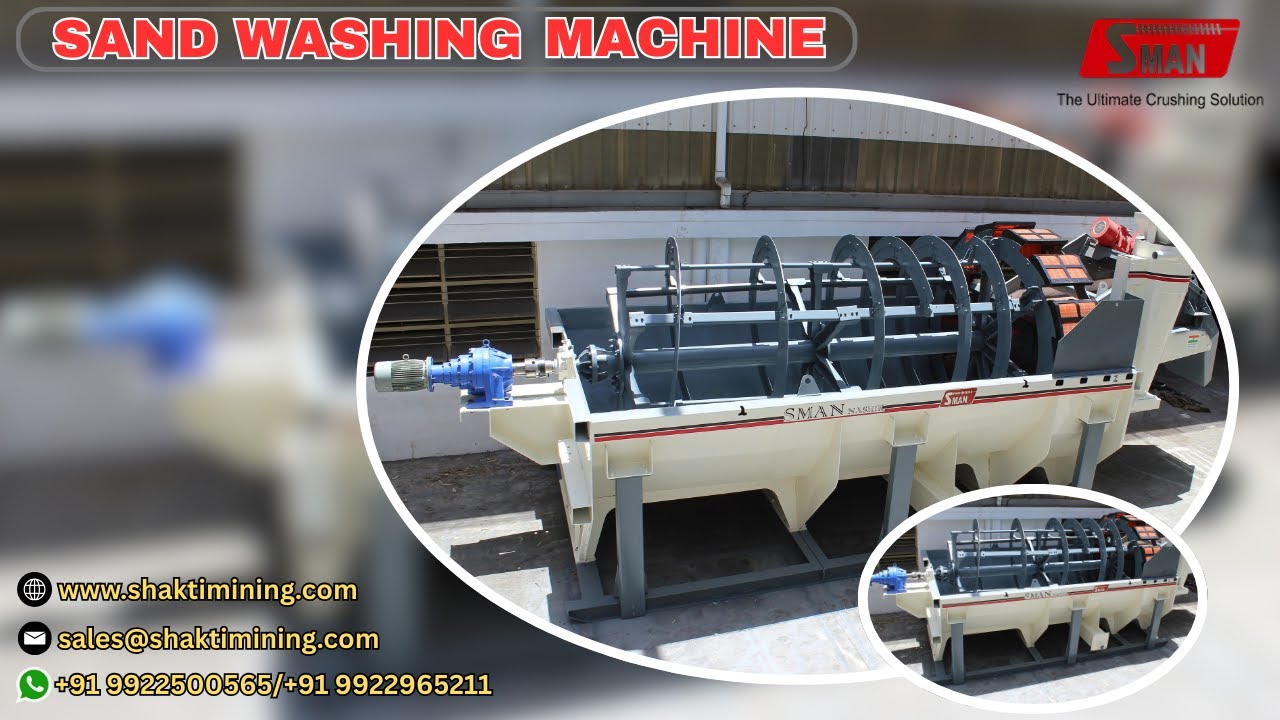 SMAN Brand Sand Washing Plant | Sand Washing Machine |
