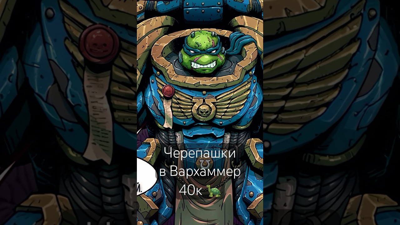 Черепашки в Вархаммер 40к! #warhammer #попаданец #фанфик #вархаммер