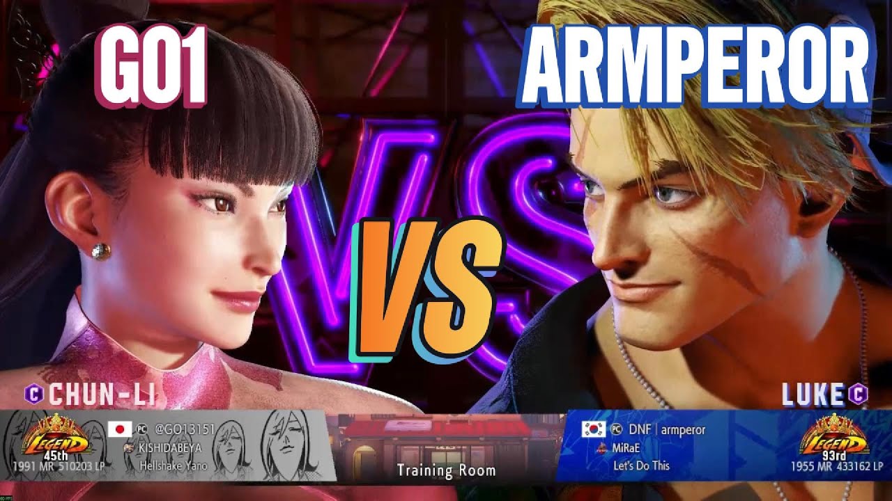 SF6 GO1 (Chun-Li) vs Armperor (Luke) - Modded High Level Street Fighter 6