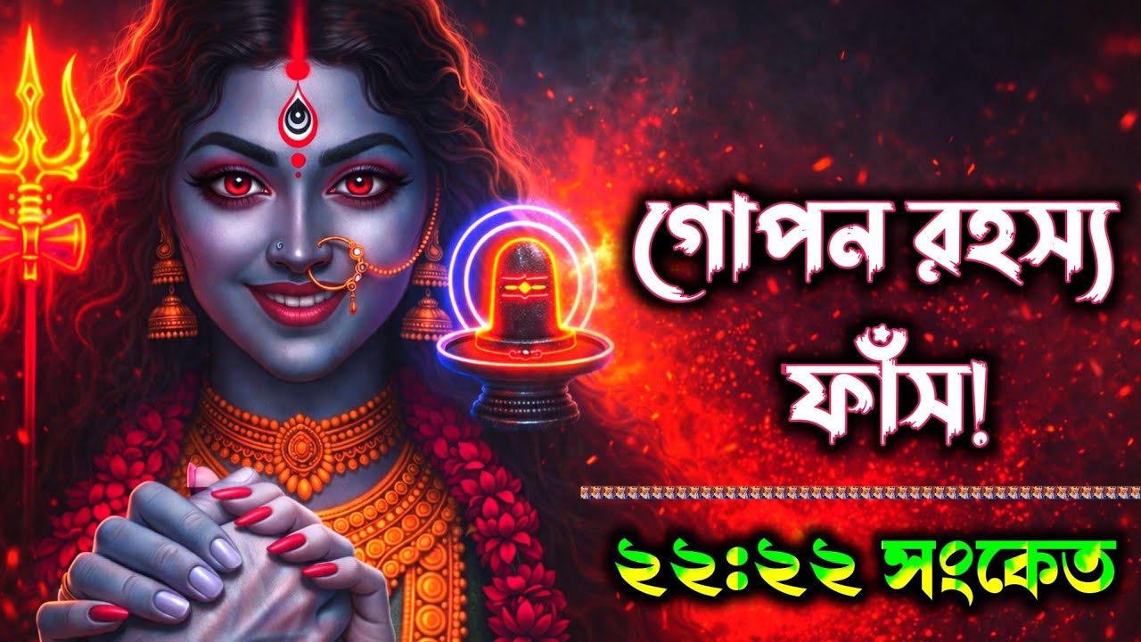 ২২:২২ 🕉️ মা কালী বলছেন — জঙ্গলের আগুনের মতো ছড়িয়ে পড়েছে তোমার সেই গোপন রহস্য, আর লুকিয়ে