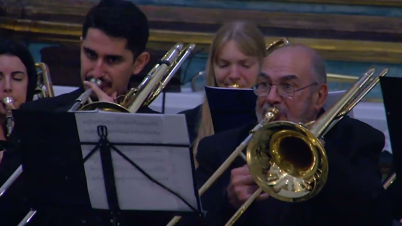 Richte mich Gott - Felix Mendelssohn (70 brass players)