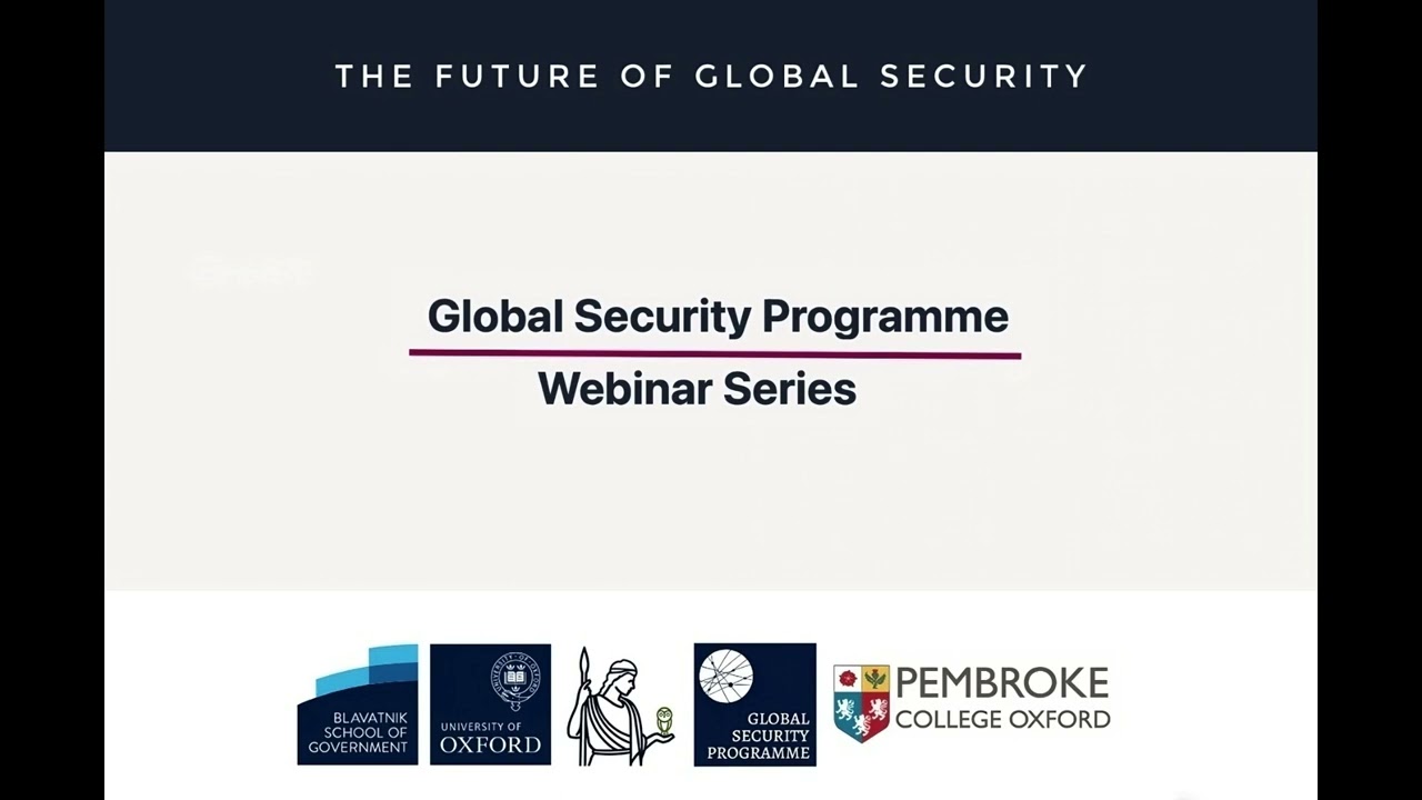 8 The Future of Global Security — Webinar Series