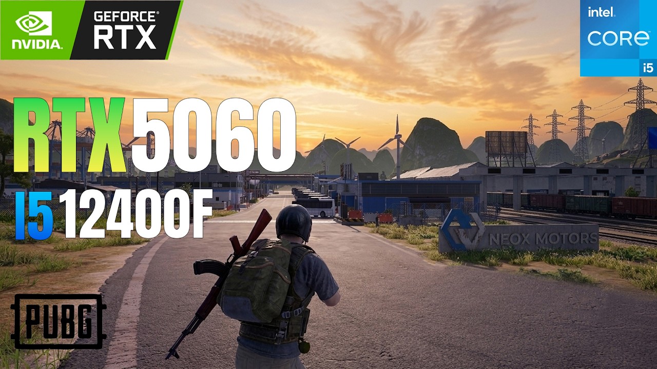 PUBG Benchmark | RTX 5060 + i5-12400F | 120 FPS?