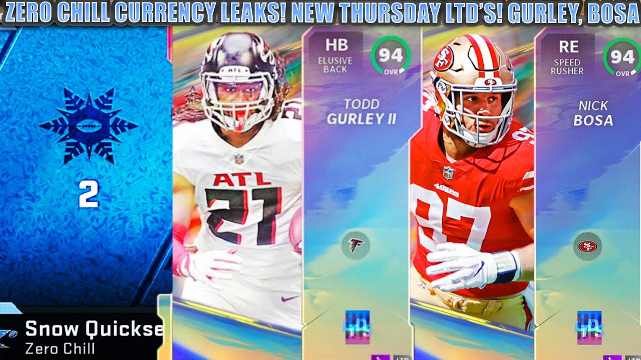 ZERO CHILL PROMO LEAKS, REVEAL COMING! NEW 94 OVR LTD GURLEY, BOSA! END OF THURSDAY LTD! | MADDEN 21