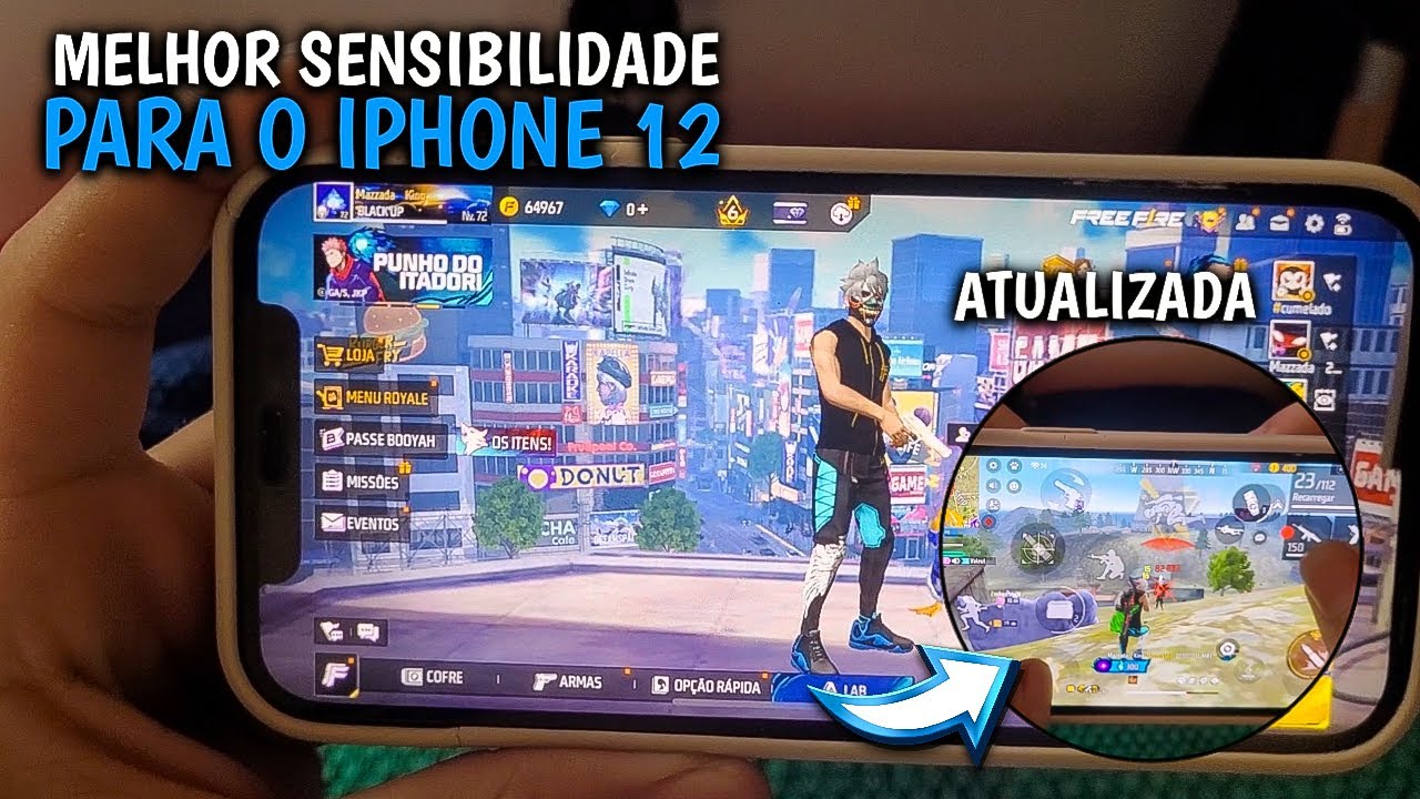 MELHOR SENSIBILIDADE PARA O IPHONE 12 ATUALIZADA 2026!!!