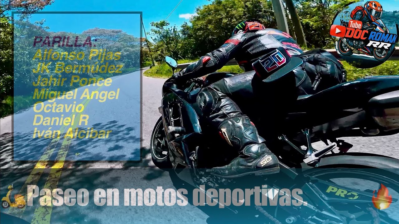 Paseando en motos deportivas con amigos 🛵🔥