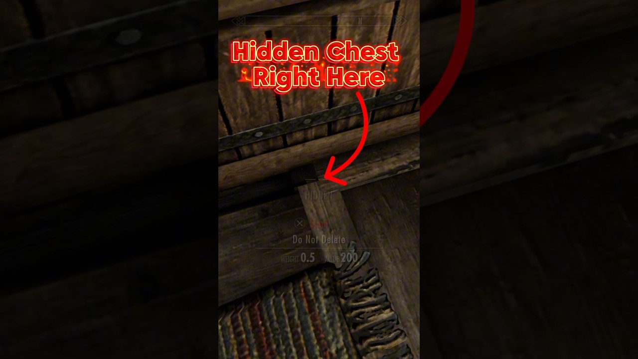 Best Hidden Chest In Skyrim SUPER Easy