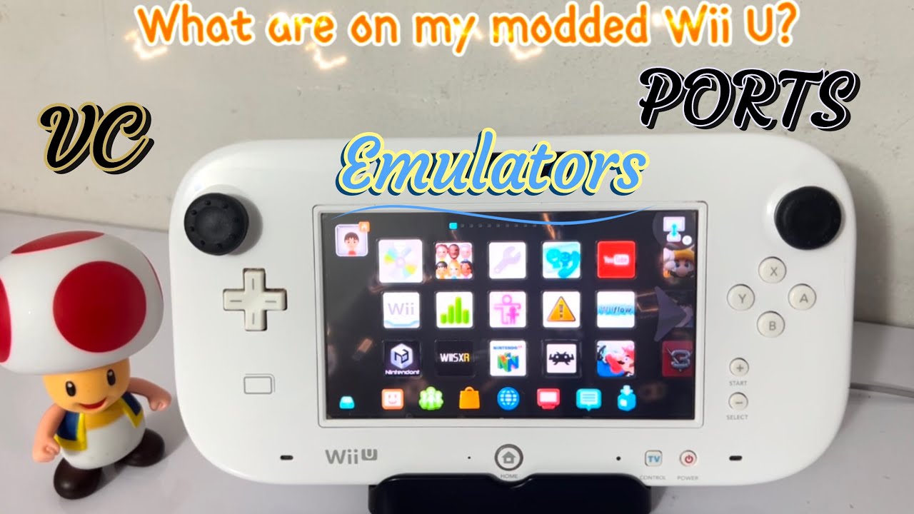 Modded Wii U as a gaming handheld