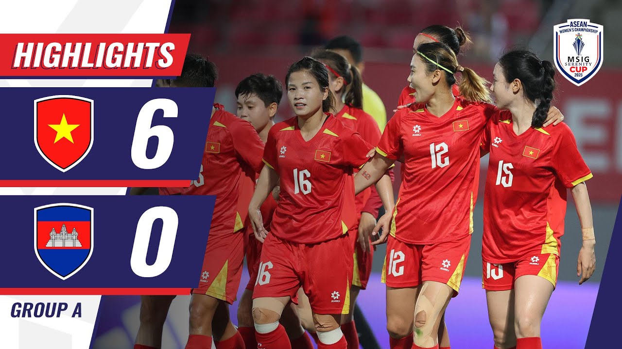 🇻🇳 VIETNAM 6-0 CAMBODIA 🇰🇭 | #MSIGSERENITYCUP2025 HIGHLIGHTS