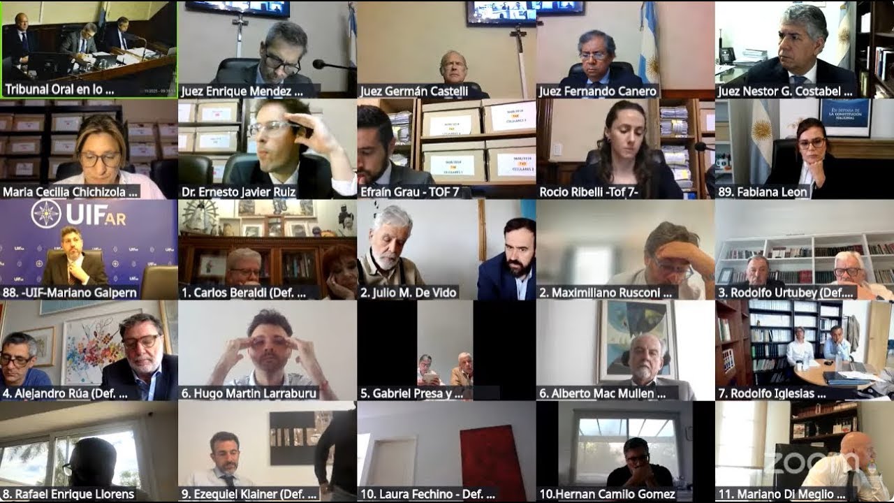 Cuadernos de la Corrupción, en vivo: audiencia del juicio oral y público