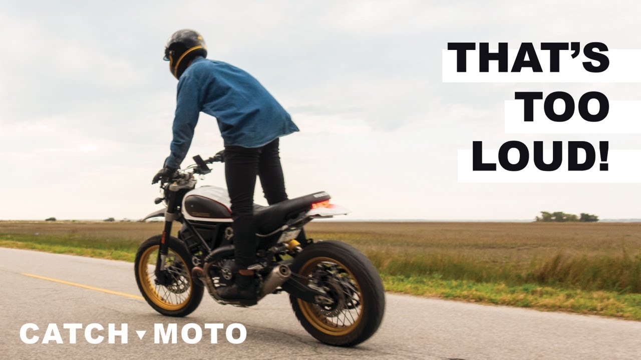 Arrow Pro-Race Exhaust REVIEW - Is it too LOUD? | Ducati Scrambler Desert Sled