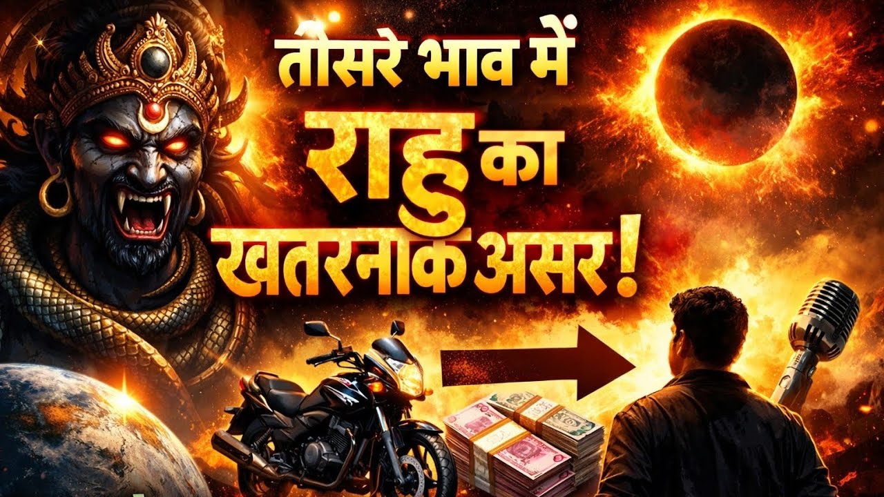  👉 “कुंडली में तीसरे भाव में राहु? 90% लोग इसका असली असर नहीं जानते!”|  #shorts #astrology #jyotish 