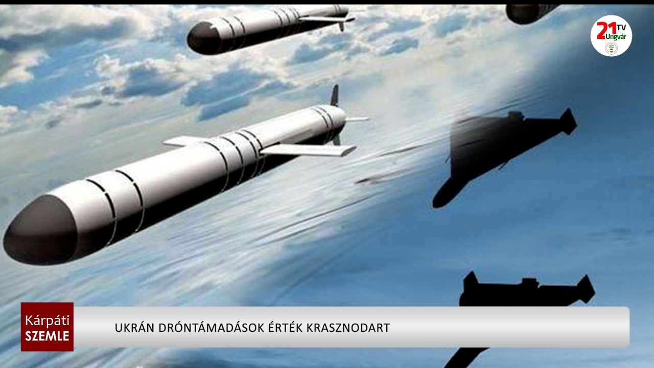 Ukrán dróntámadások érték Krasznodart